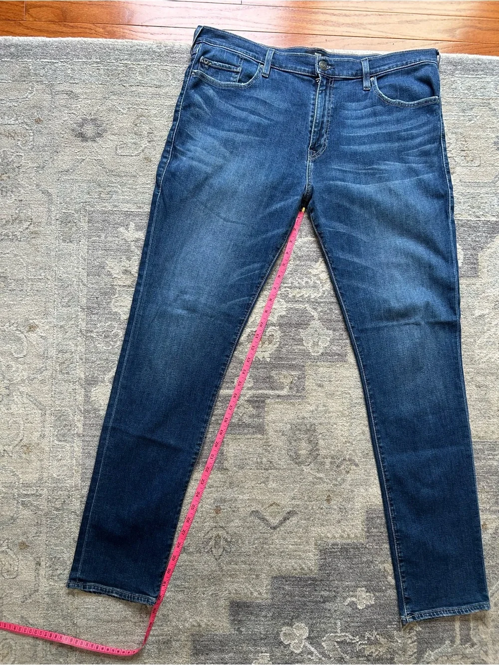 Men’s True Religion Rocco Relaxed Skinny Jeans Dark Wash Size 38